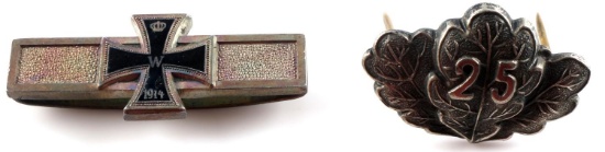 PRUSSIAN THIRD REICH 1870 IRON CROSS & CLASP