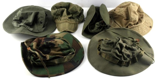 VIETNAM TYPE II JUNGLE HAT BOONIE HAT LOT OF 6