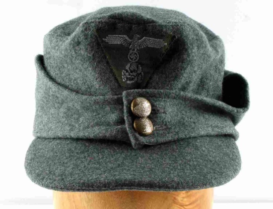 WWII THIRD REICH GERMAN WAFFEN SS M43 FIELD CAP
