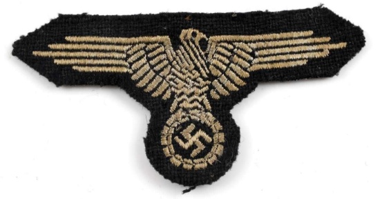 WWII GERMAN SS ENLISTED MANS COMBAT SLEEVE EAGLE