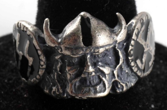 GERMAN WWII WAFFEN SS WIKING SILVER RING