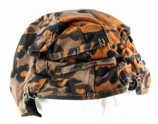 WWII GERMAN WAFFEN SS HELMET COVER MOTTLED OAK
