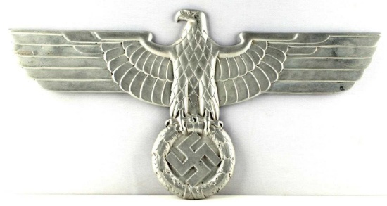 WWII THIRD REICH GERMAN RAILROAD EAGLE ALUMINUM