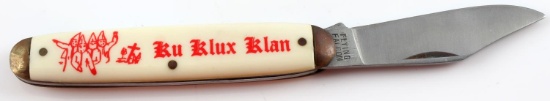 KKK KU KLUX KLAN MEMBER IDENTIFICATION PEN KNIFE