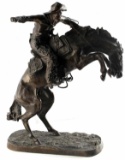 FREDERICK REMINGTON BUCKING BRONCO STATUE