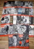 LOT OF 28 WWII ERA LIFE MAGAZINES 1939 TO 1946