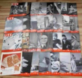LOT WWII & POST WAR 31 LIFE MAGAZINES 1939 TO 1968