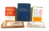 LOT OF 5 MEDICAL ENCYCLOPEDIA & MILITARY WIFE BOOK