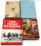 LOT OF 4 VINTAGE 1ST ED FLYING UFO SCI FI BOOKS