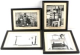 BLACK AND WHITE PHOTOGRAPHS OF SCIENCE QUACKERY