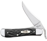 CASE KNIFE ROUGH BLACK SYNTHETIC JIG RUSSLOCK