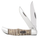 CASE NATURAL CURLY MAPLE SMOOTH HUNTER KNIFE