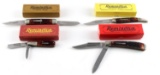 LOT OF 4 REMINGTON POCKET KNIFE W ORIGINAL BOX