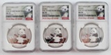 3 1917 CHINA 10 YUAN NGC MS70 1ST DAY ISSUE SILVER