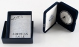 1 OUNCE AMERICAN EAGLE SILVER PROOF COIN W BOX