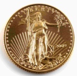 2009 GOLD 1/10 OZ AMERICAN EAGLE BU COIN