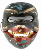 VINTAGE PERUVIAN POLYCHROME MONKEY MASK