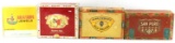 LOT OF 4 VINTAGE CIGAR BOXES REAL PURO MORE