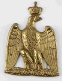 19TH CENTURY NAPOLEONIC SHAKO EAGLE PLATE