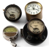 MOTO METER TIRE GAUGE & 3 JEWELL INSTRUMENT GAUGE