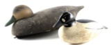 LOT OF 2 DUCK DECOYS IRA HUDSON COE SHOREBIRD