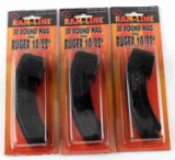 LOT OF 3 RAM LINE 30 RD MAGAZINE FITS RUGER 10 22