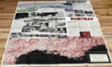 3 WWII US NEWSMAP POSTER LOT INDUSTRIAL ED ETC