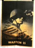 WWII GERMAN THIRD REICH WAFFEN SS PANZER POSTER