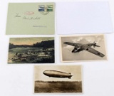 WWII THIRD REICH GERMAN ZEPPELIN POSTCARDS