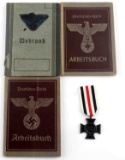 WWII THIRD REICH GERMAN HEER PASSPORTS LOT OF 3