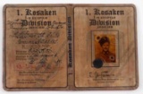 WWII GERMAN THIRD REICH COSSACK DIVISION AUSWEIS