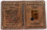 WWIIM GERMAN THIRD REICH RUSSIAN PARTISAN AUSWEIS