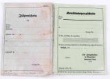 WWII AUSTRIAN THIRD REICH ORIGINAL DRIVERS LICENSE