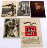 WWII THIRD REICH GERMAN POSTCARD LOT W HITLER