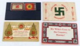 WWII THIRD REICH GERMAN SWASTIKA POSTCARDS