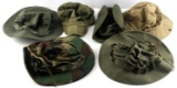 VIETNAM TYPE II JUNGLE HAT BOONIE HAT LOT OF 6