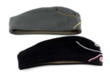 2 WWII GERMAN NAZI THIRD REICH ARMY SIDE CAP BEVO