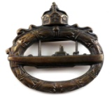 WWI IMPERIAL GERMAN BRONZE U BOAT BADGE