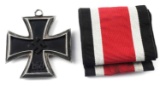 WWII THIRD REICH GERMAN IRON CROSS MEDAL & RIBBON