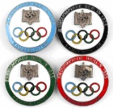 GERMAN WWII THIRD REICH 1936 OLYMPIC BERLIN BADGES
