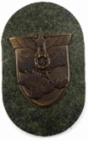 WWII GERMAN THIRD REICH KRIM SHIELD CRIMEA BADGE
