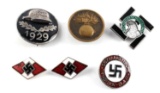 GERMAN THIRD REICH ERA NSDAP ENAMEL BADGE LOT