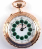 GERMAN WWII THIRD REICH ROSE GOLD POCKET WATCH