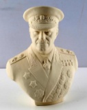 USSR MARSHAL ZHUKOV FINE DETAIL CERAMIC BISQUE