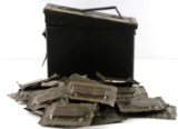TRIOXANE LOT OF 24 RATION HEATING BARS W AMMO CAN
