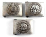 GERMAN WWII THIRD REICH TOTENKOPF SS BELT BUCKLES