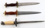 2 WWII GERMAN THIRD REICH SA AND HEER DAGGER LOT
