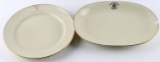 2 WWII THIRD REICH GERMAN PORCELAIN PLATTERS LOT