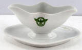 WWII GERMAN 3RD REICH NAZI PORCELAIN GRAVY BOWL