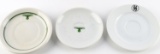 4 WWII THIRD REICH GERMAN PORCELAIN SAUCER LOT